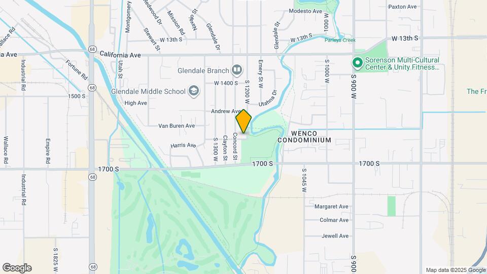 1206 Harris Ave Map and Location Details