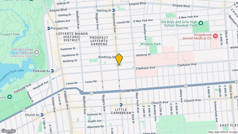 1283 Nostrand Ave Mapa y Detalles de la Ubicación