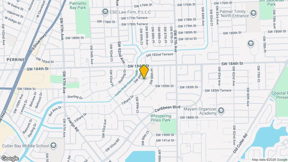 18468 SW 89th Ct Map and Location Details