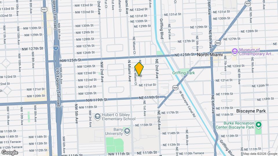 12140 NE Miami Pl Mapa y Detalles de la Ubicación