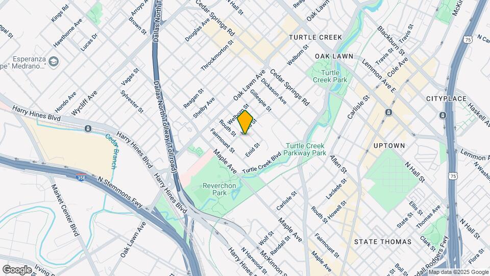 3526 Routh St Map and Location Details