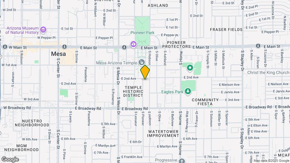 539 1/2 E 2nd Ave Map and Location Details