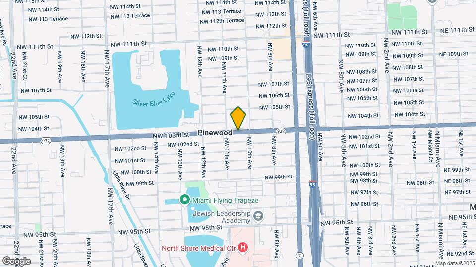 1050 NW 103rd St Map and Location Details