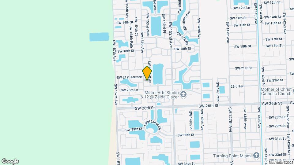 15384 SW 22nd Terrace Map and Location Details