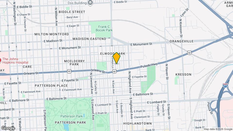 415 N East Ave Mapa y Detalles de la Ubicación