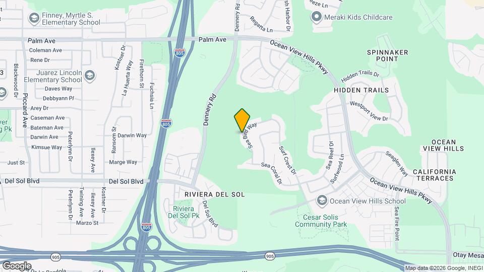 1206 Sea Bird Way Map and Location Details