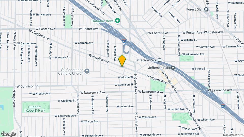 5663 W Higgins Ave Mapa y Detalles de la Ubicación