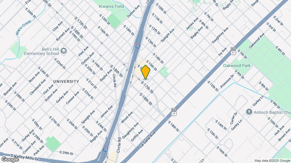 1621 Bagby Ave Map and Location Details