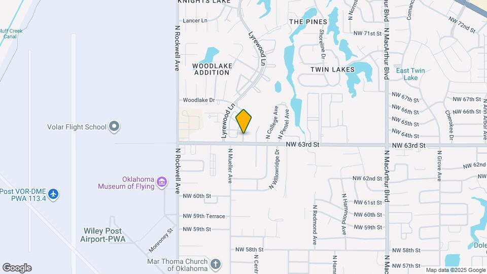 6406 Galaxie Dr Map and Location Details