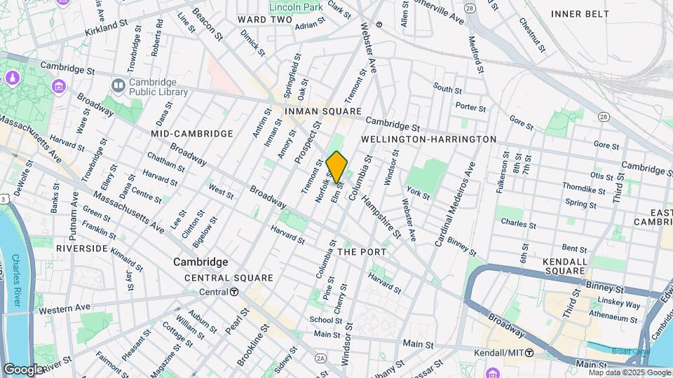 121 Elm St Mapa y Detalles de la Ubicación