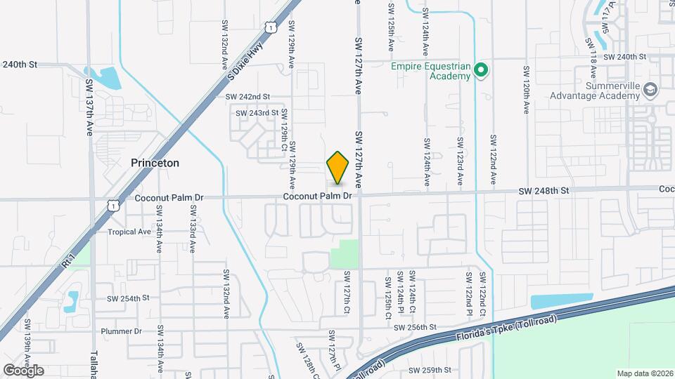 12762 SW 248th St Map and Location Details