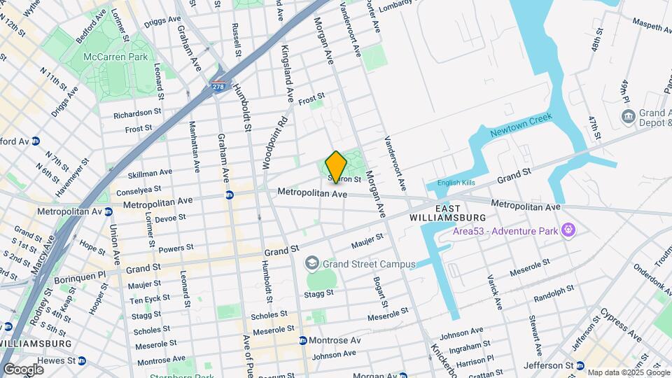 943 Metropolitan Avenue Map and Location Details