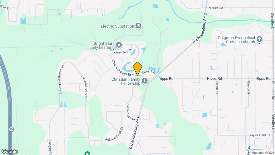 9616 Clinton Corners Dr Map and Location Details