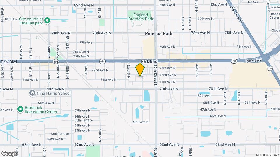 7150 50th St N, Unit 6H Mapa y Detalles de la Ubicación