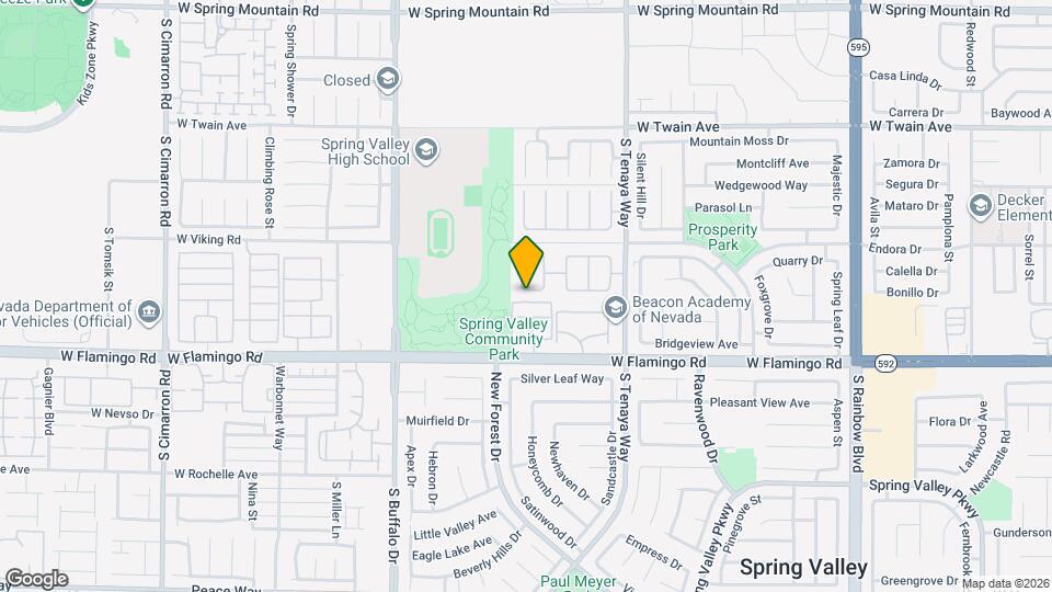 7525 Meadowoak Ln Map and Location Details