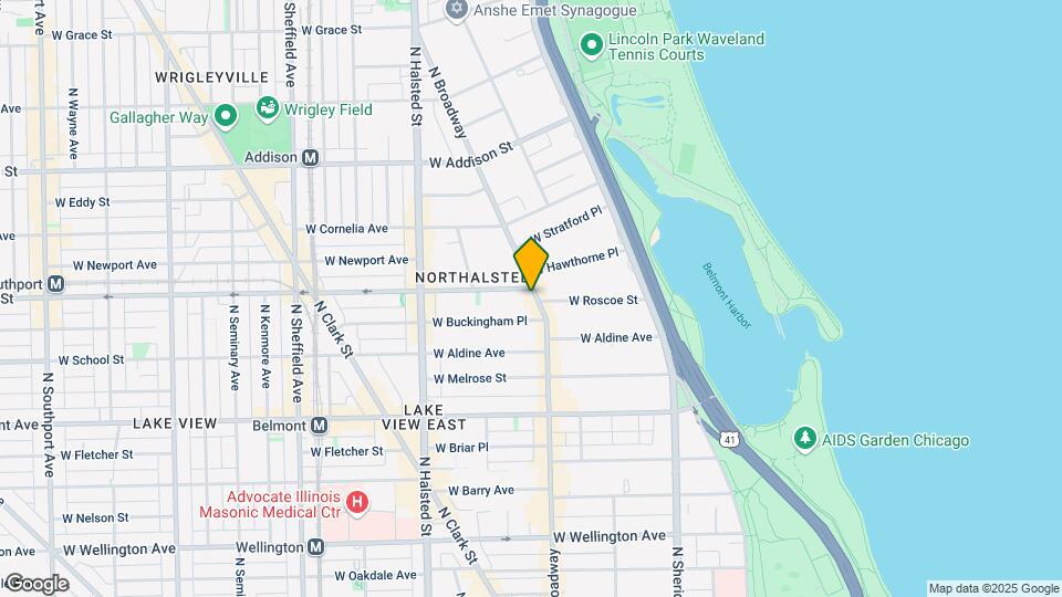 3354 N Broadway St, Unit 2R Map and Location Details