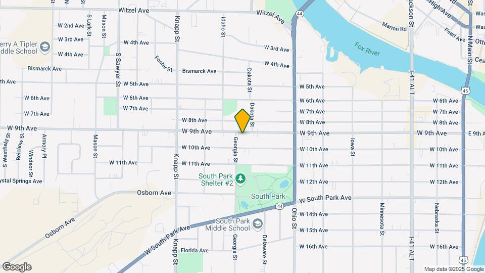 731 W 9th Ave, Unit 731 w 9th Map and Location Details