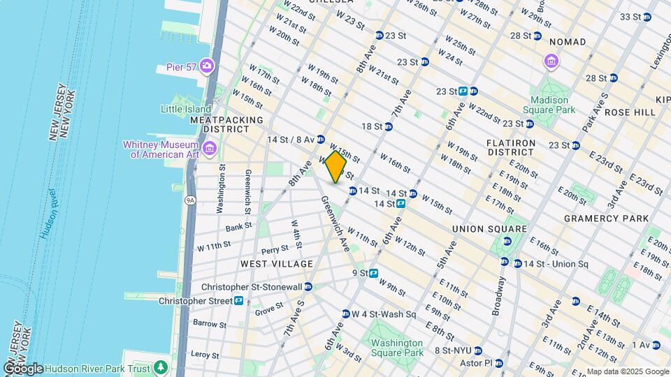 239 W 13th St Map and Location Details