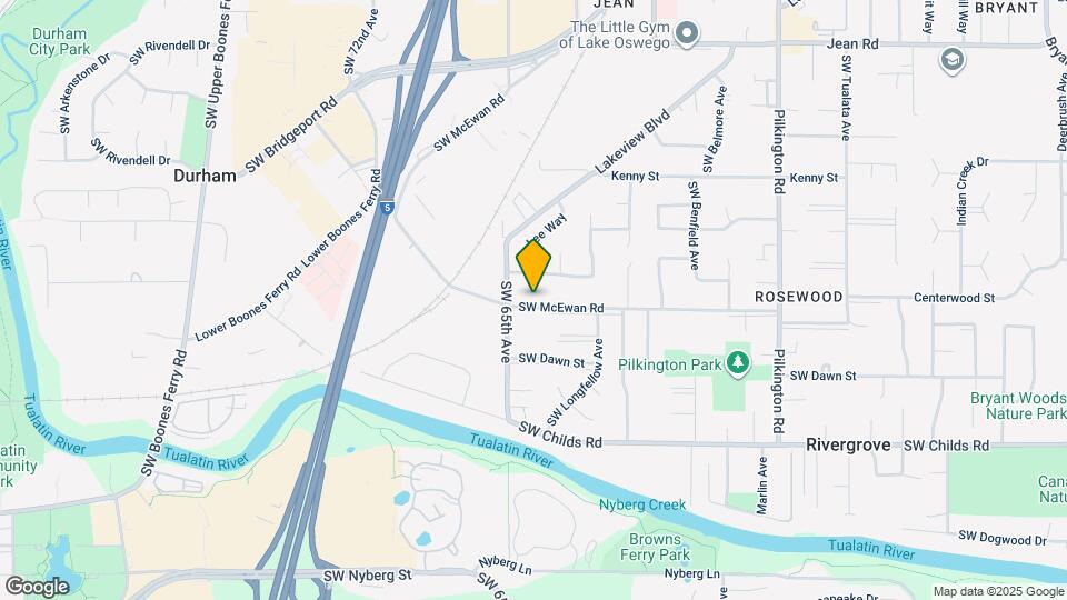 6401 SW McEwan Rd Map and Location Details