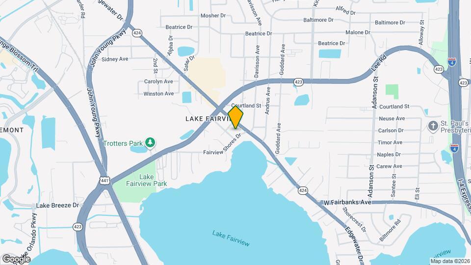 1725 Fairview Shores Dr Map and Location Details