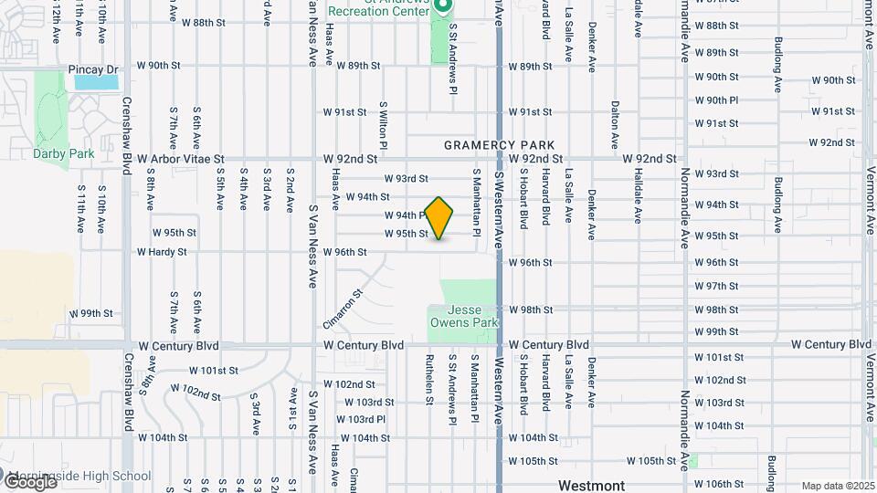 1911 W 96th St Map and Location Details