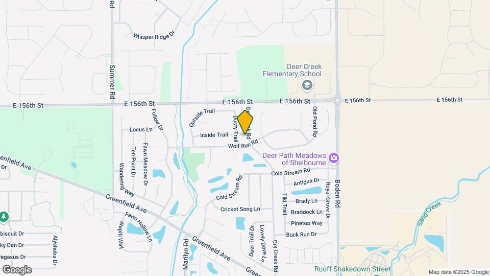15435 Dry Creek Rd Map and Location Details