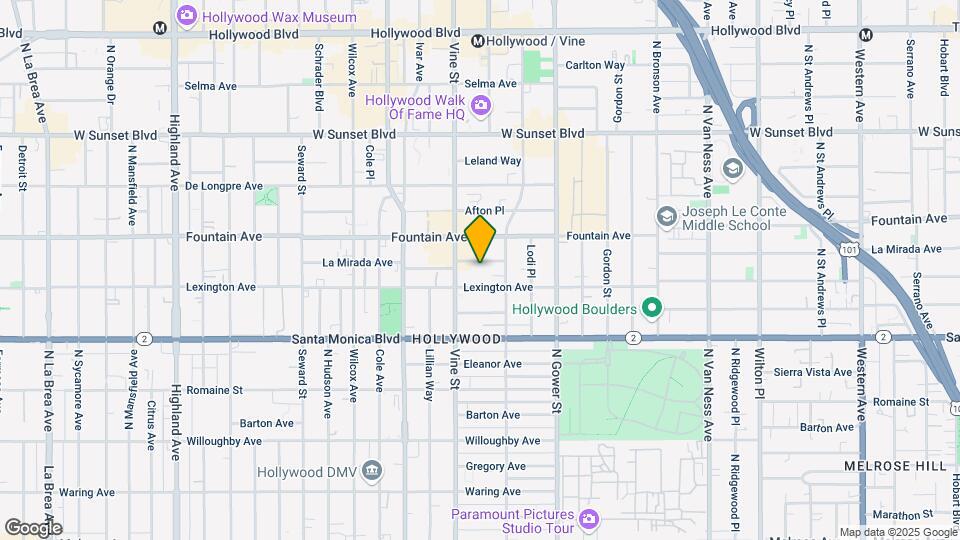 6230-6238 La Mirada Ave Map and Location Details
