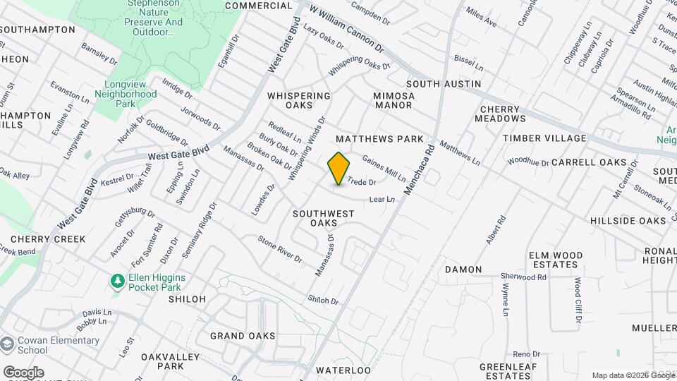 2114 Lear Ln Map and Location Details