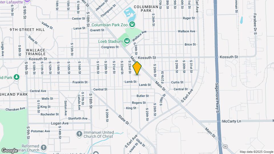 908 S 24th St Map and Location Details