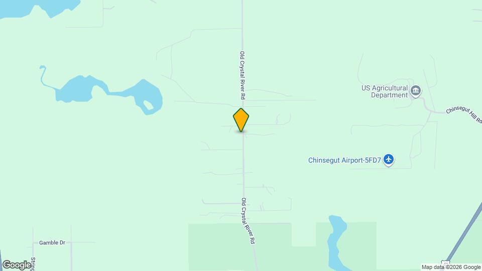 13091 Old Crystal River Rd Map and Location Details