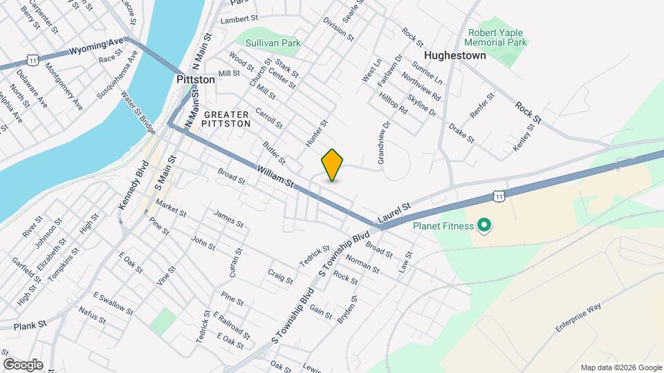 232 1/2 Butler St Map and Location Details