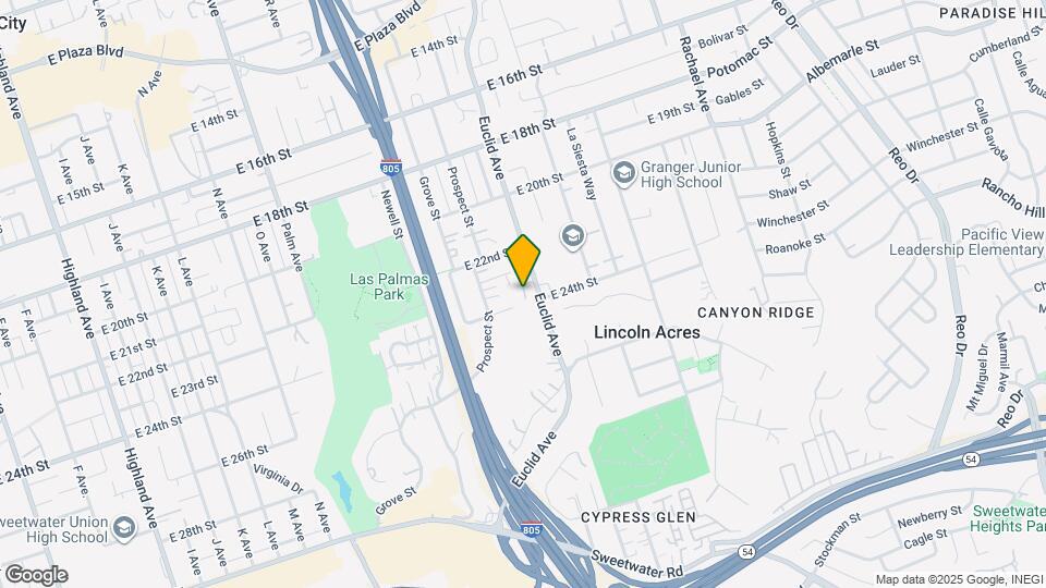 2360 Euclid Ave Mapa y Detalles de la Ubicación