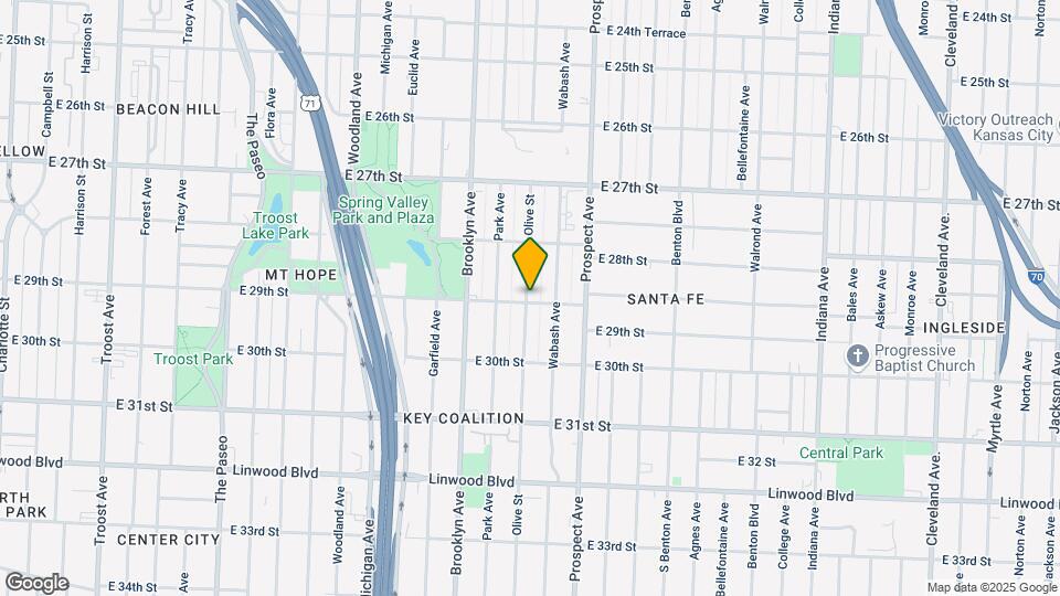 2404-2410 E 29th St Map and Location Details