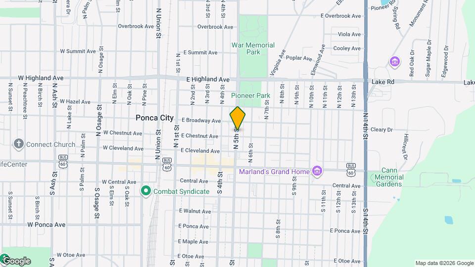 301 N 5th St Map and Location Details