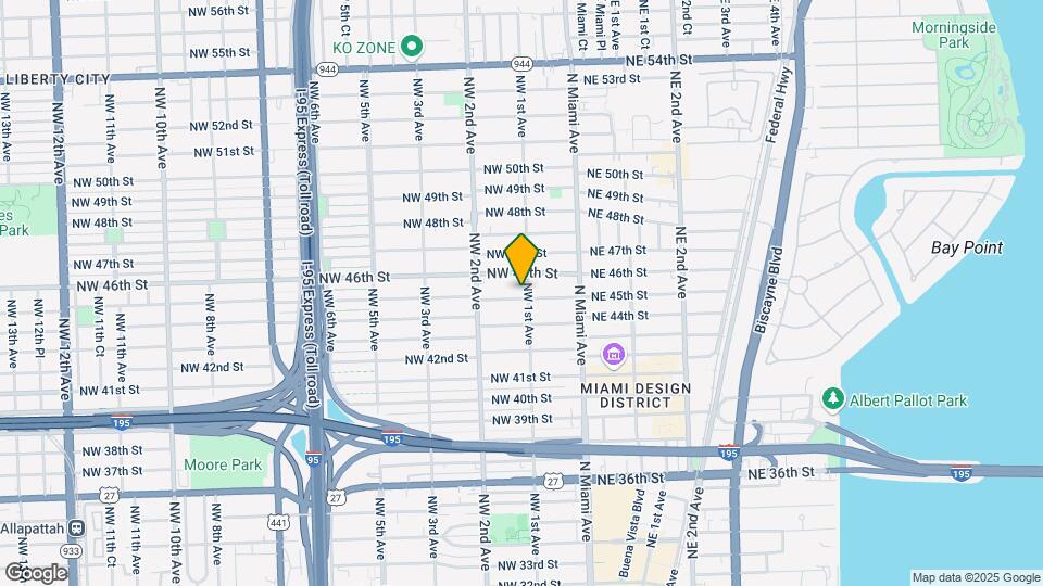 4508 NW 1st Ave Map and Location Details