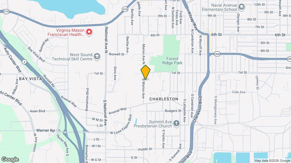 122 S Marion Ave, Unit Studio-In Law Map and Location Details