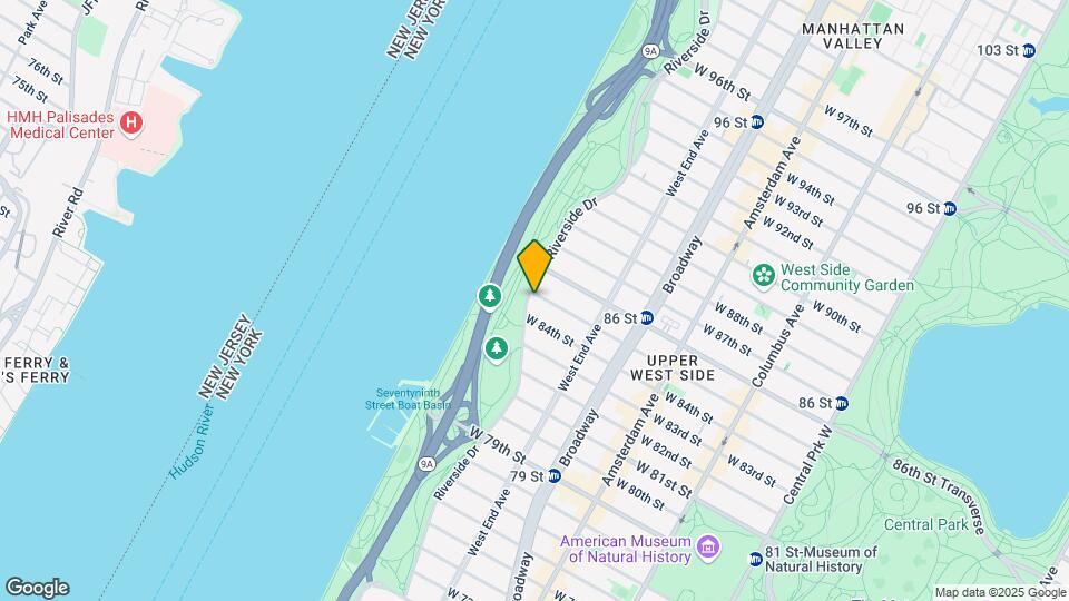 127 Riverside Dr Mapa y Detalles de la Ubicación