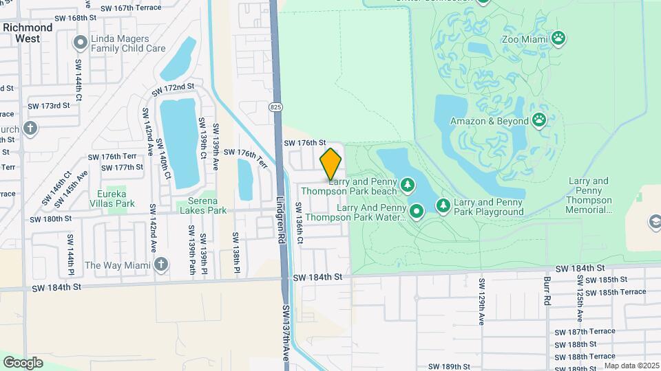 13450 SW 178th St Map and Location Details