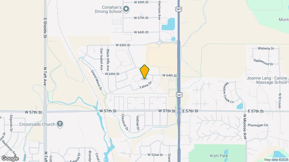 436 Routt Dr Map and Location Details