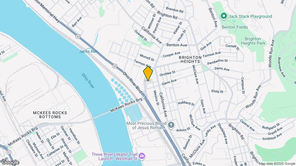 3620 Grenada St Map and Location Details