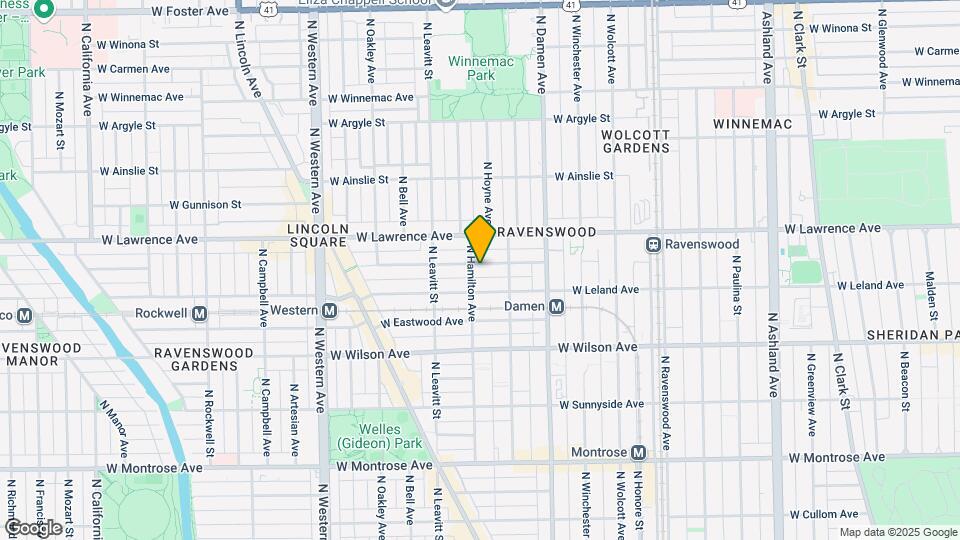 2131 W Giddings Map and Location Details