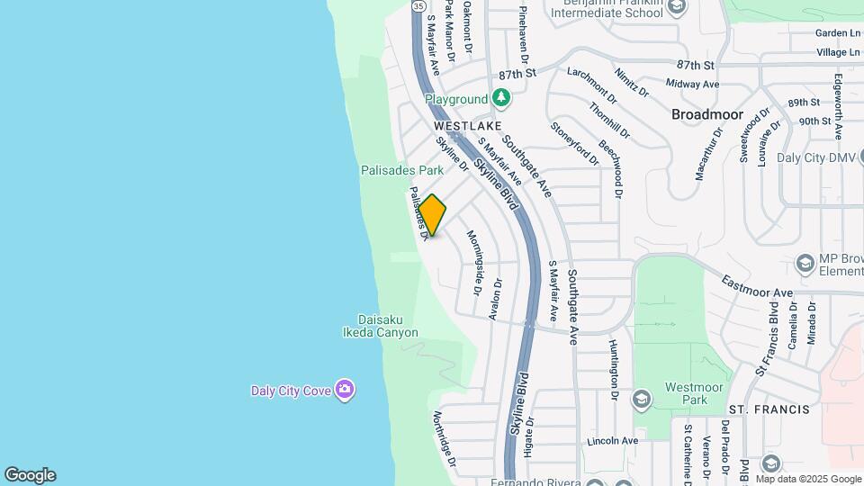 204 Palisades Dr Map and Location Details