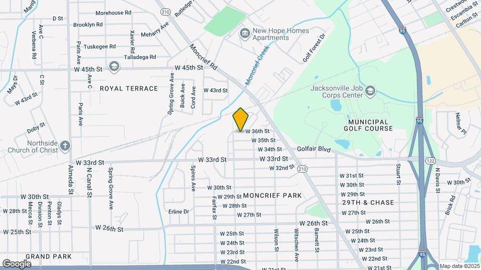 1648 W 36th St Mapa y Detalles de la Ubicación