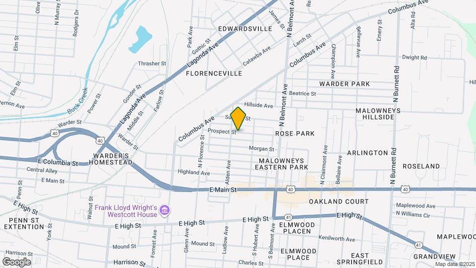 1665 Prospect St Map and Location Details