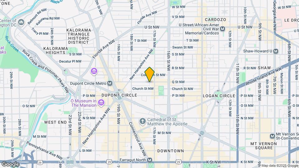 1710 Q St NW, Unit #1 Map and Location Details