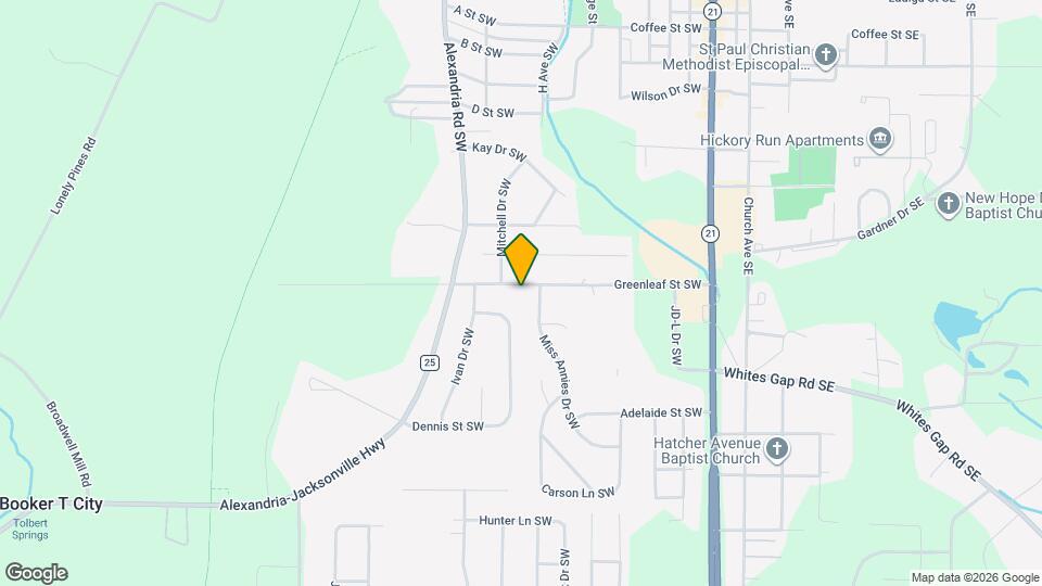 320 Greenleaf St SW Map and Location Details