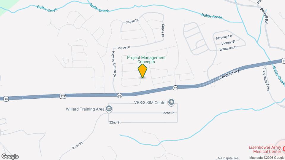 1111 Rosland Cir Map and Location Details