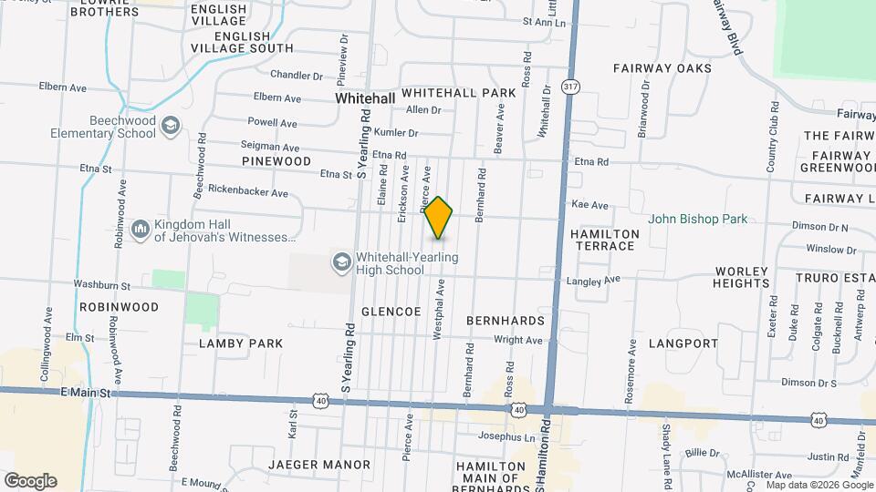 643 Westphal Ave Map and Location Details