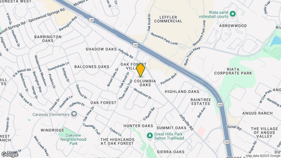 6500 Columbia Oaks Ct Map and Location Details
