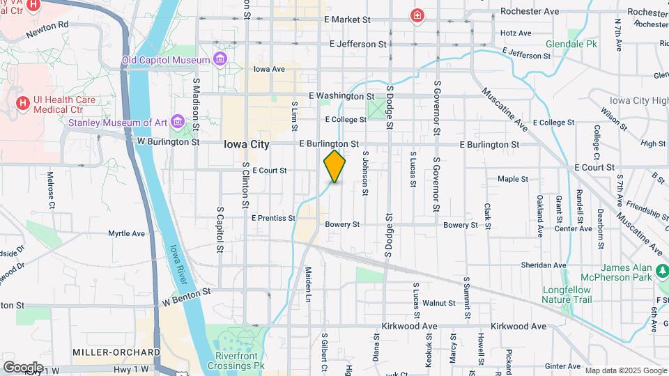 427 S Van Buren St Mapa y Detalles de la Ubicación